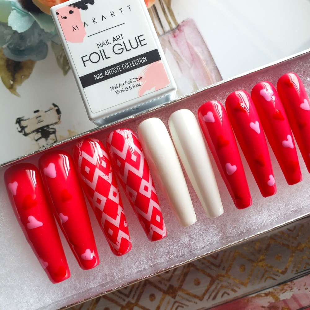 In love reusable gel press on nails